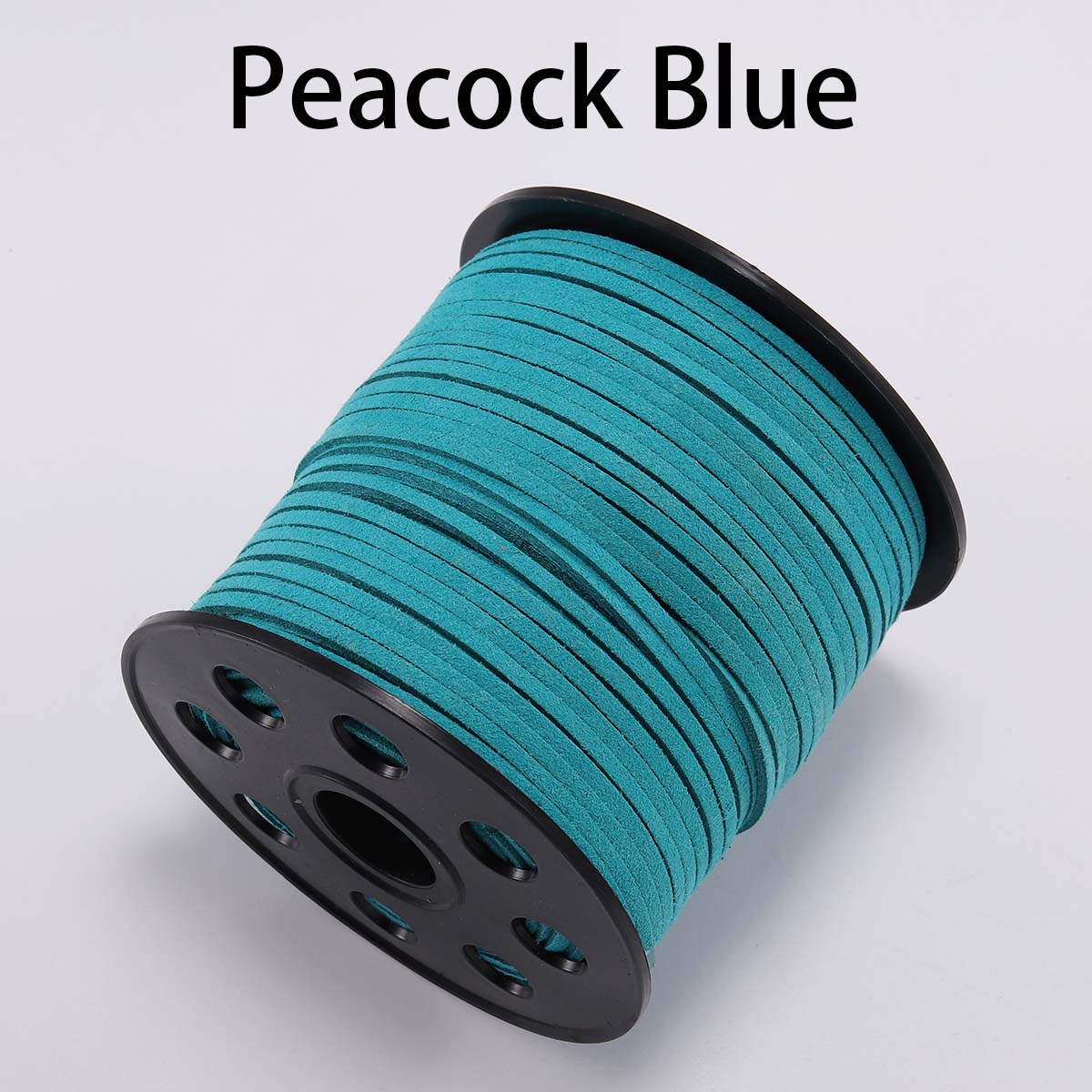 2.5 mm Flat Faux Suede Braided Cord Korean Velvet Leather, 10m lot