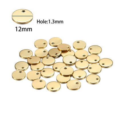 20Pcs Gold/Rose Gold Stainless Steel Charms