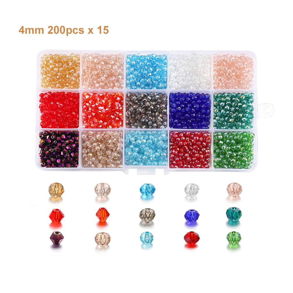 3mm Charm Beads 9000pcs Box Set