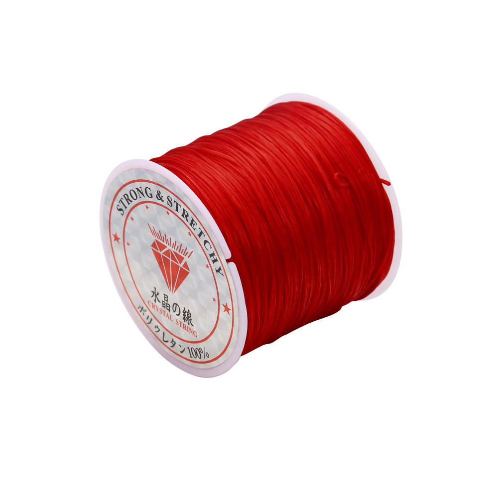 Strong Elastic Crystal Beading Cord 1mm, 10-40m Roll