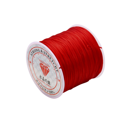 Strong Elastic Crystal Beading Cord 1mm, 10-40m Roll