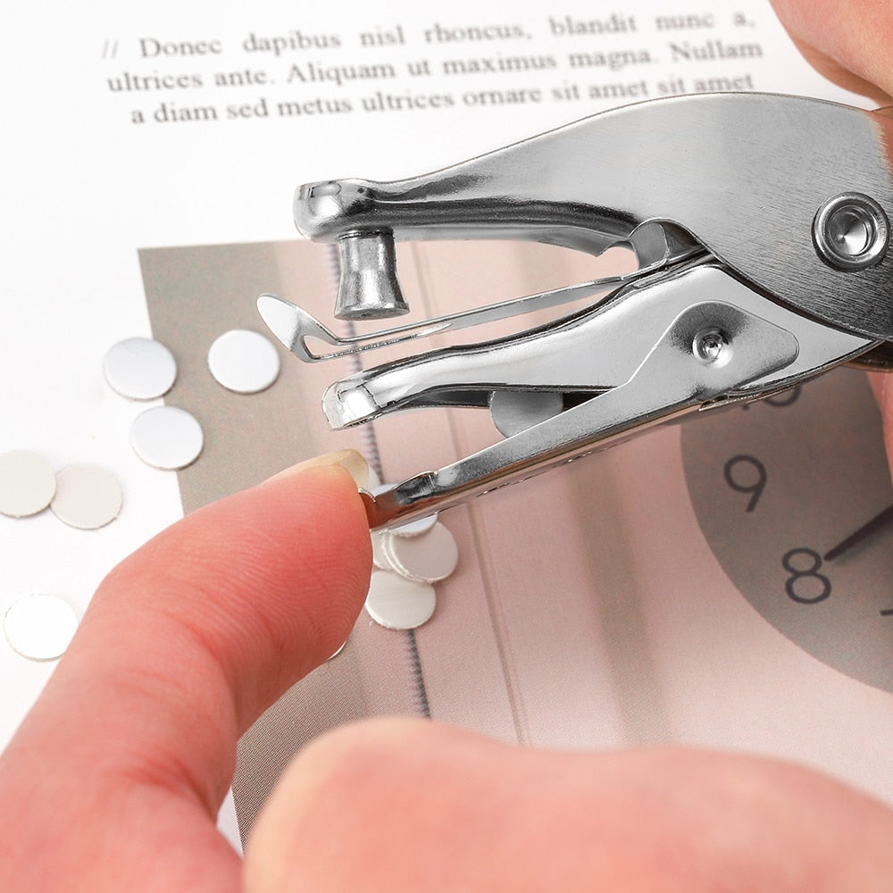 Metal Hand Paper Punch, 3/6mm Hole