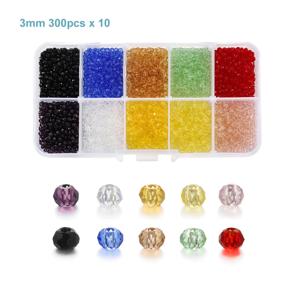 3mm Charm Beads 9000pcs Box Set