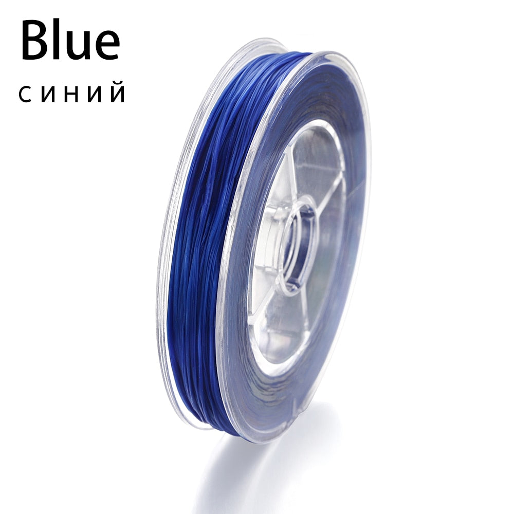 Flexible Beaded Elastic Cord, 50 Meters