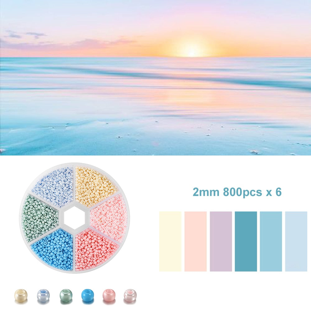 Czech Crystal Spacer Beads Box