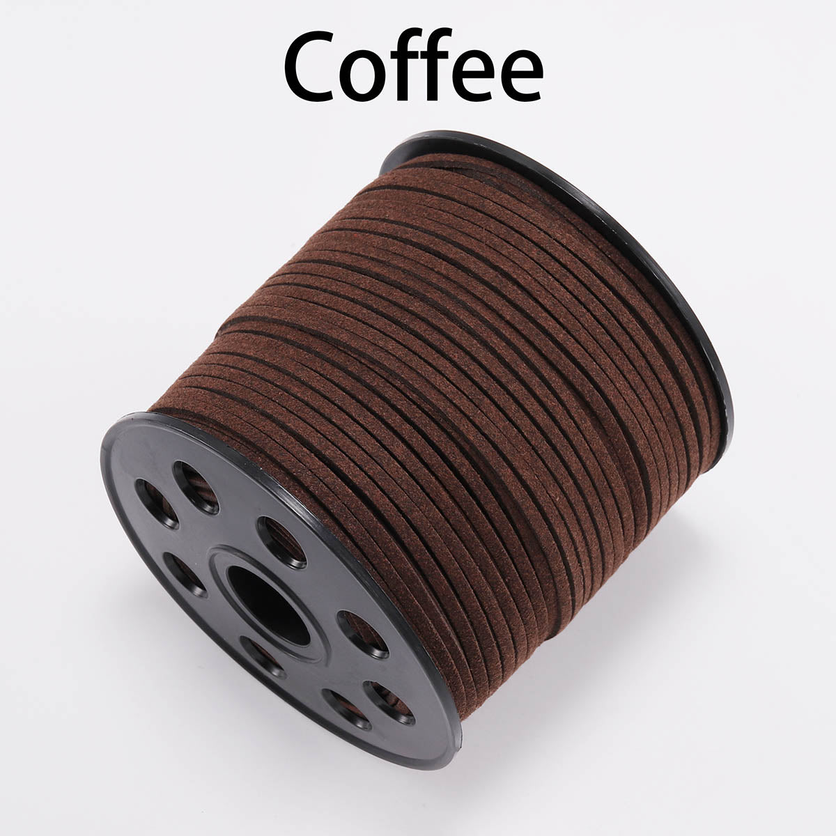 2.5 mm Flat Faux Suede Braided Cord Korean Velvet Leather, 10m lot