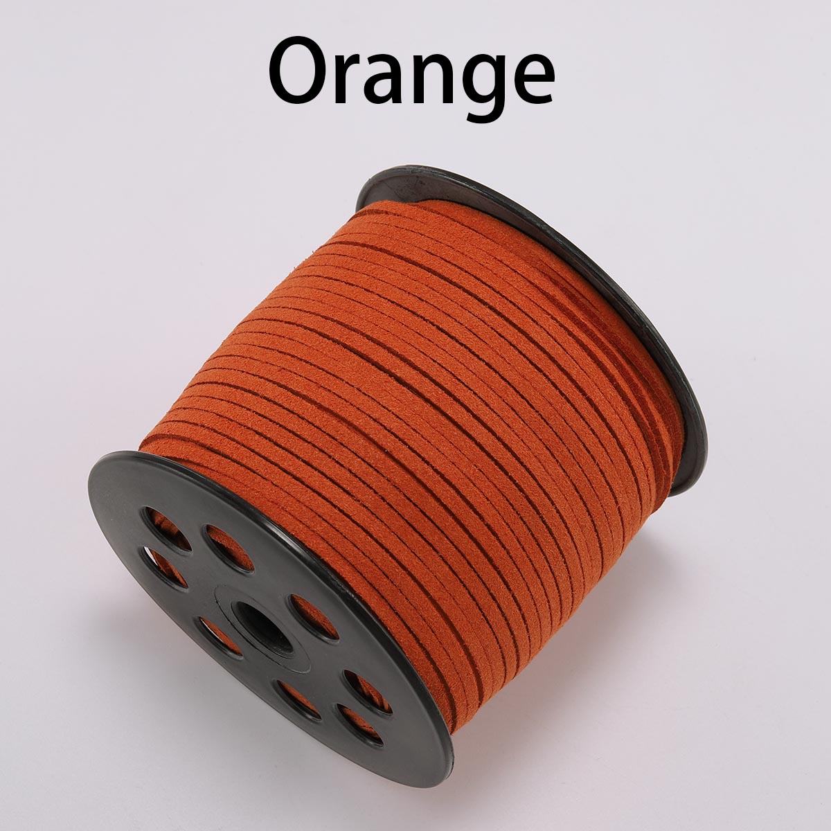 2.5 mm Flat Faux Suede Braided Cord Korean Velvet Leather, 10m lot