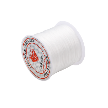 Stretch Nylon Elastic Cord for Beading, 50Meters
