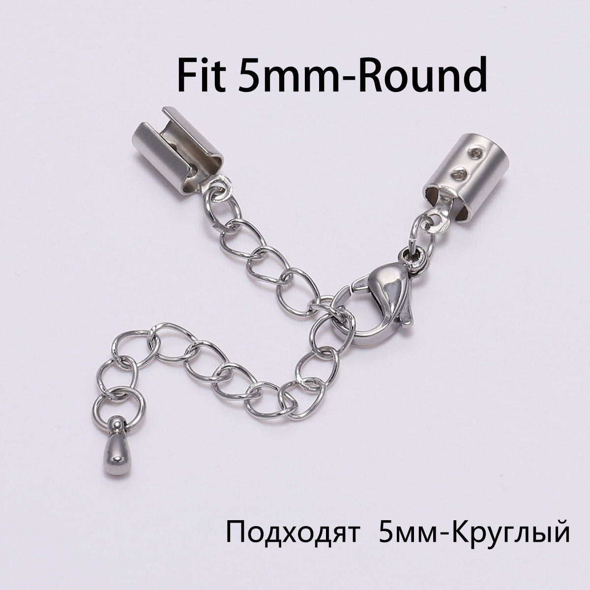 Stainless Steel Cord Clips Set, 5pcs