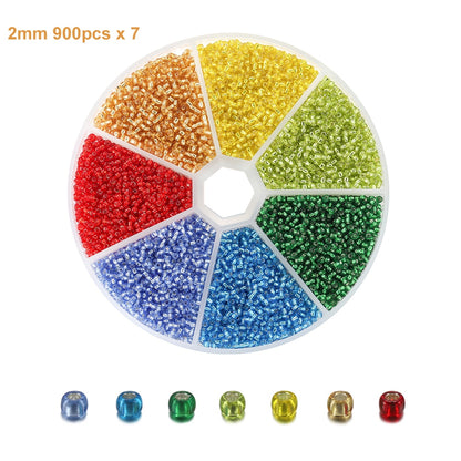 Czech Crystal Spacer Beads Box