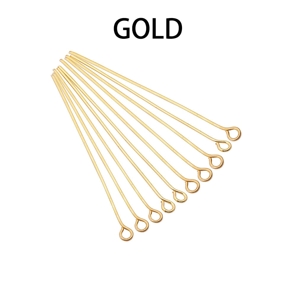 20-50mm Eye Head Pins, 100-200pcs