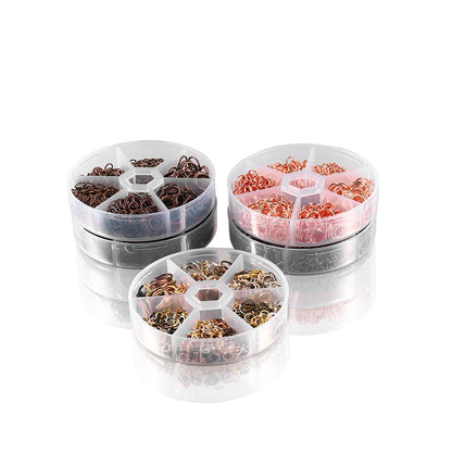 Mixed Color Jump Ring Set, 970pcs