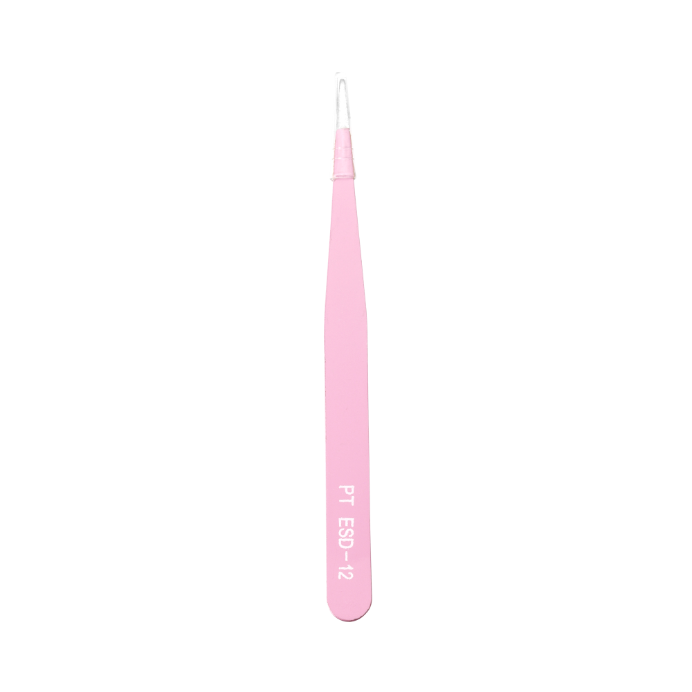 3-Color Bent Nose Tweezers, 1pc