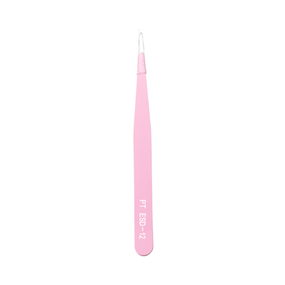 3-Color Bent Nose Tweezers, 1pc