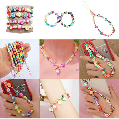 6mm Flat Round Polymer Resin Clay Beads