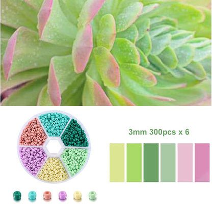 3mm Czech Glass Seed Beads Kit