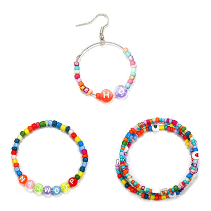 Tschechisches Charm-Kristall-Abstandsperlen-Set