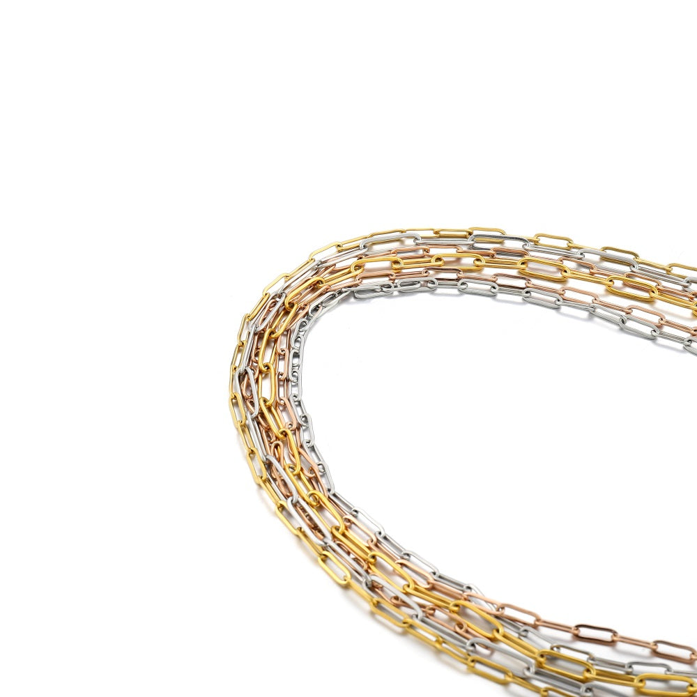 Stainless Steel Chain, Rolo Cable Chain, 1 Meter