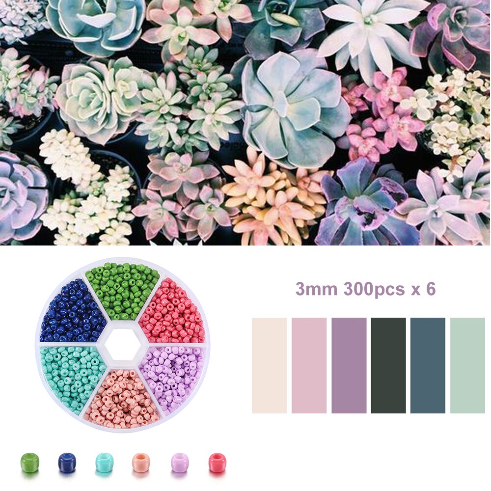 3mm Czech Glass Seed Beads Kit