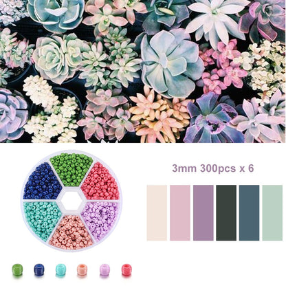 3mm Czech Glass Seed Beads Kit