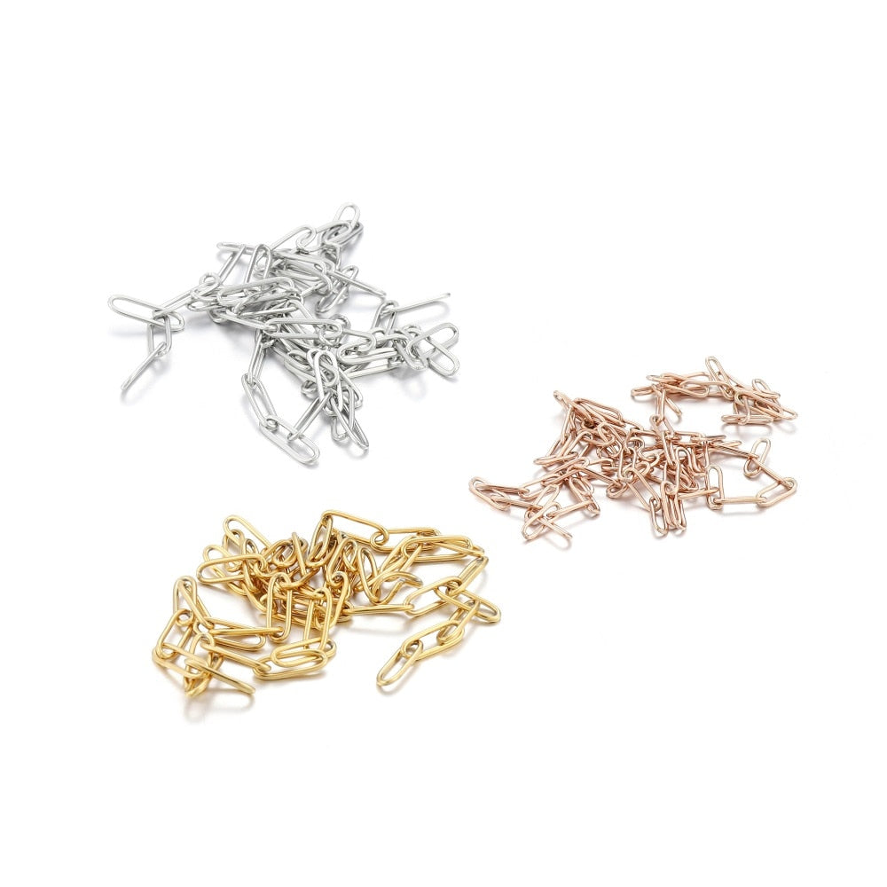 Stainless Steel Chain, Rolo Cable Chain, 1 Meter