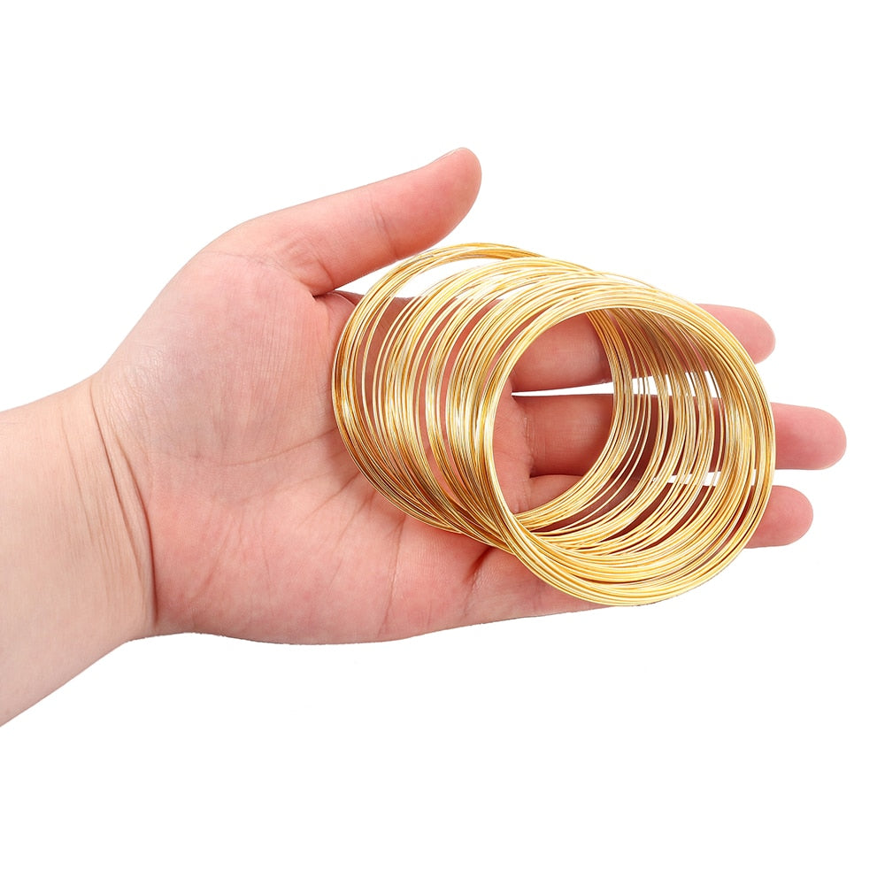 0.6mm Memory Beading Steel Wire, 100 Loops