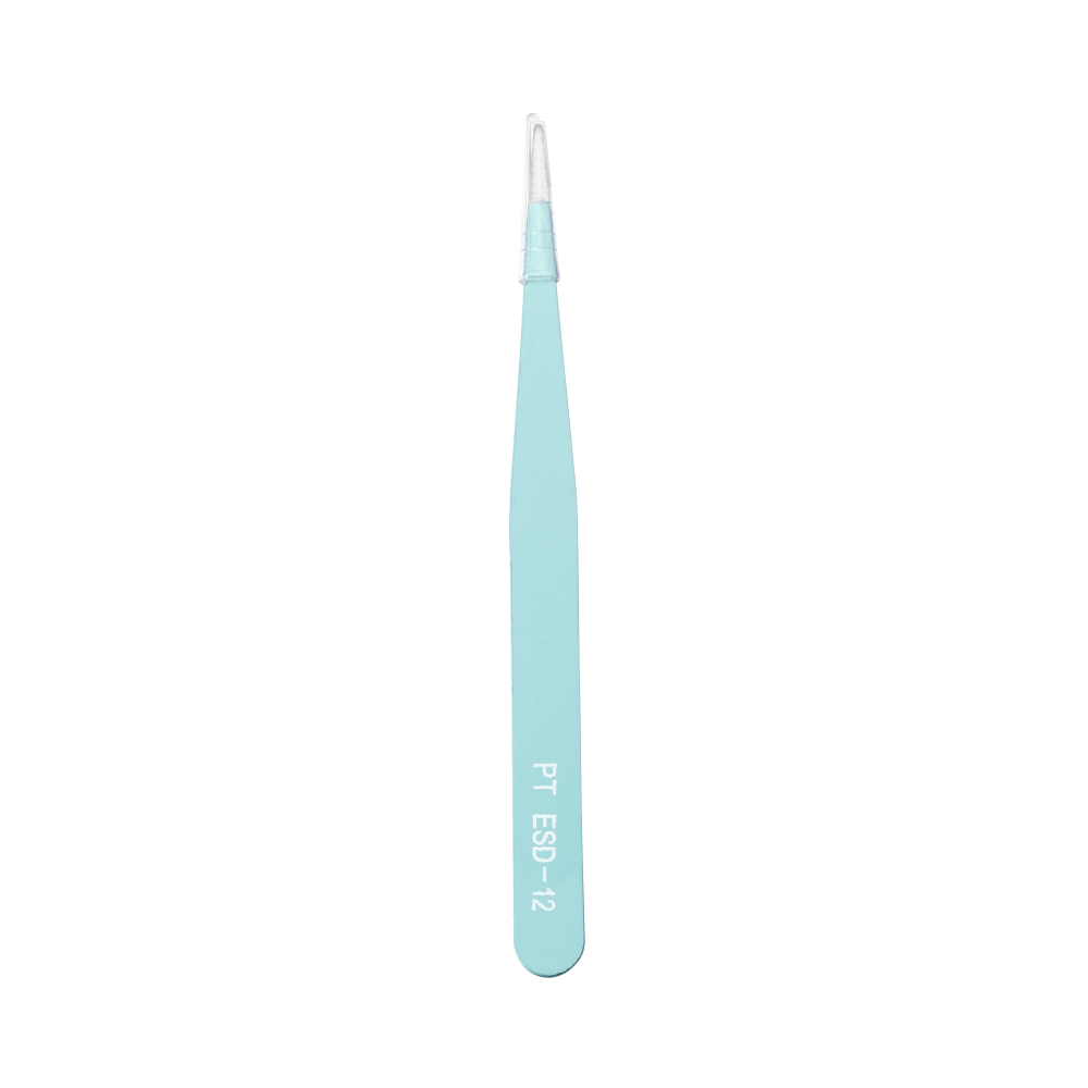 3-Color Bent Nose Tweezers, 1pc