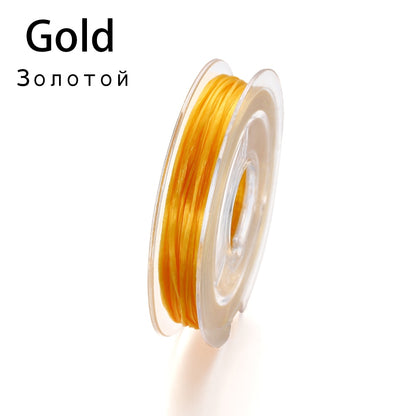 Flexible Elastic Wire for Beaded Jewelry, 10Meters lot