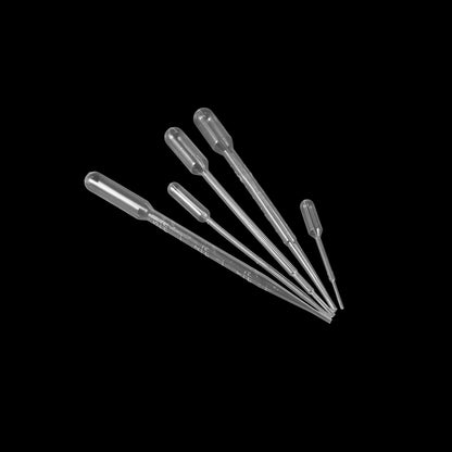 20-200Pcs Plastic Disposable Squeeze Pipettes, 0.2-3ML for Resin Jewelry Making