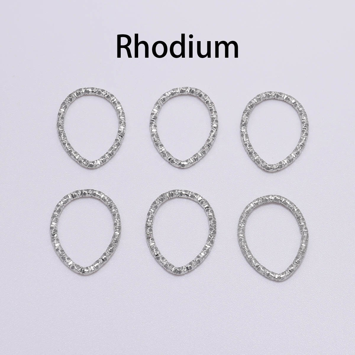 Gold Star 16.5mm Twisted Jump Rings, 50pcs