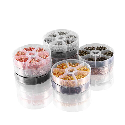 Mixed Color Jump Ring Set, 970pcs