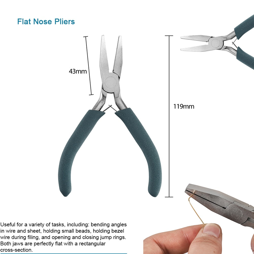 Premium Stainless Steel Jewelry Pliers for Handcraft Repairs