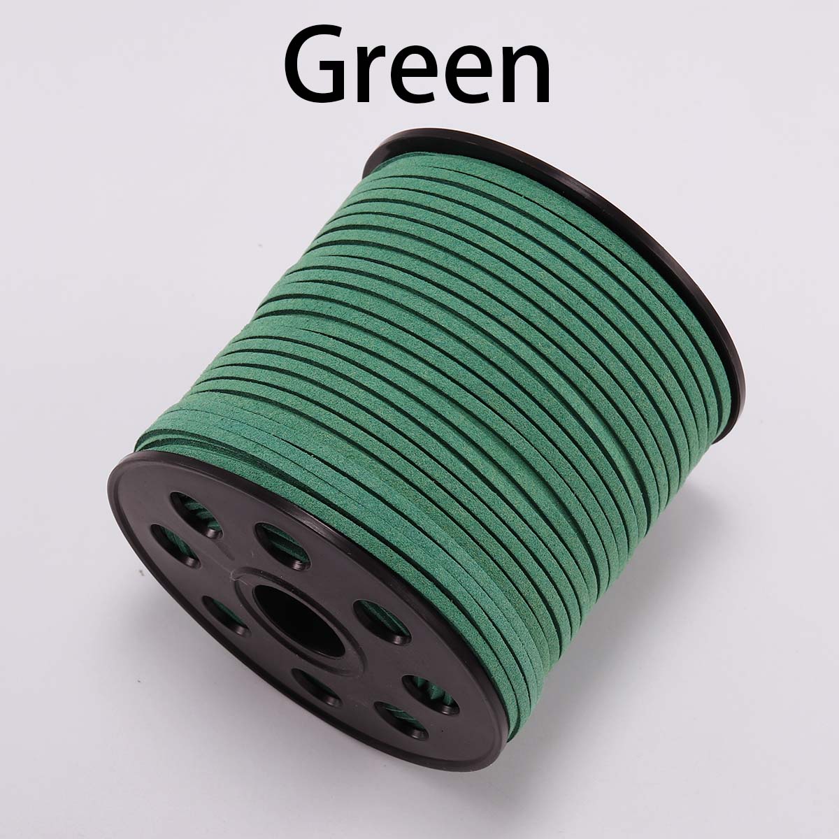 2.5 mm Flat Faux Suede Braided Cord Korean Velvet Leather, 10m lot