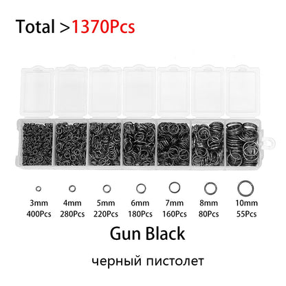 Open Jump Ring Connectors Set, 1370pcs