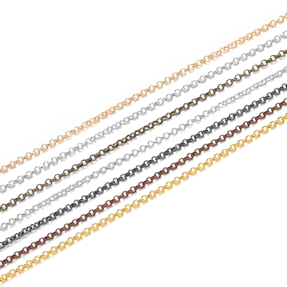 2-5.8mm Bulk Rolo Chain, 5m lot
