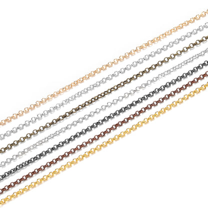 2-5.8mm Bulk Rolo Chain, 5m lot