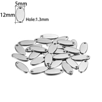 20Pcs Gold/Rose Gold Stainless Steel Charms
