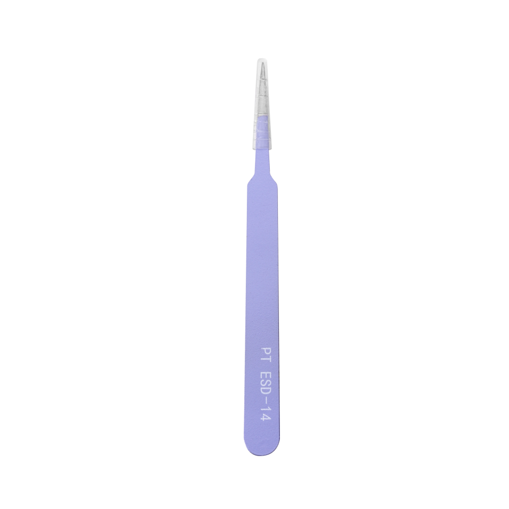 3-Color Bent Nose Tweezers, 1pc