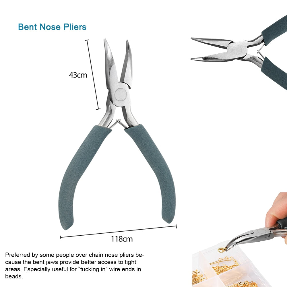 Premium Stainless Steel Jewelry Pliers for Handcraft Repairs