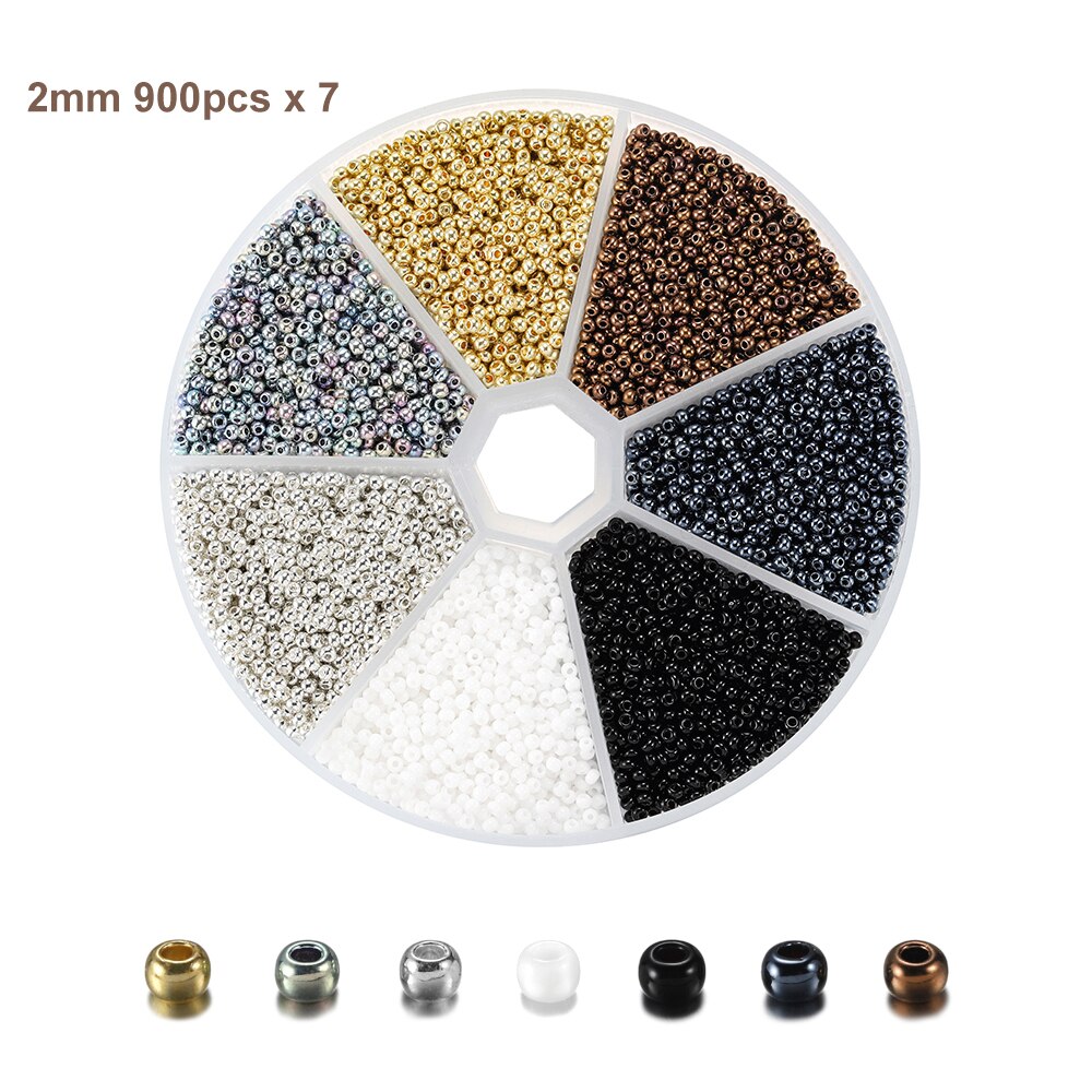 Czech Glass Seed Beads Duo