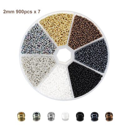 Czech Glass Seed Beads Duo