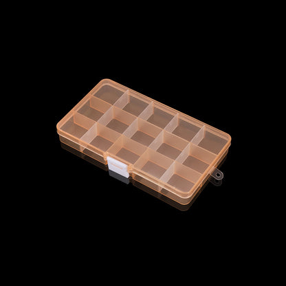 Adjustable Grids Jewelry Beads Storage Box