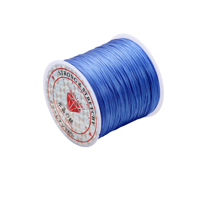 Strong Elastic Crystal Beading Cord 1mm, 10-40m Roll