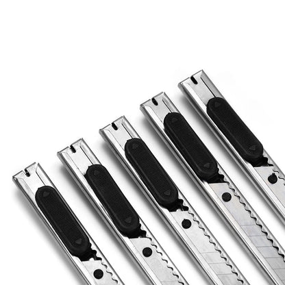 2pcs Rust-Resistant Steel Utility Knife for Crafting & Stationery