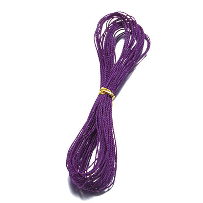 1mm Waxed Cotton String Beading Cord, 10m