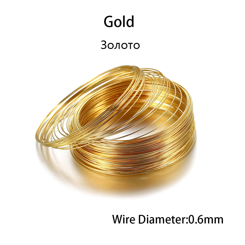 0.6mm Memory Beading Steel Wire, 100 Loops