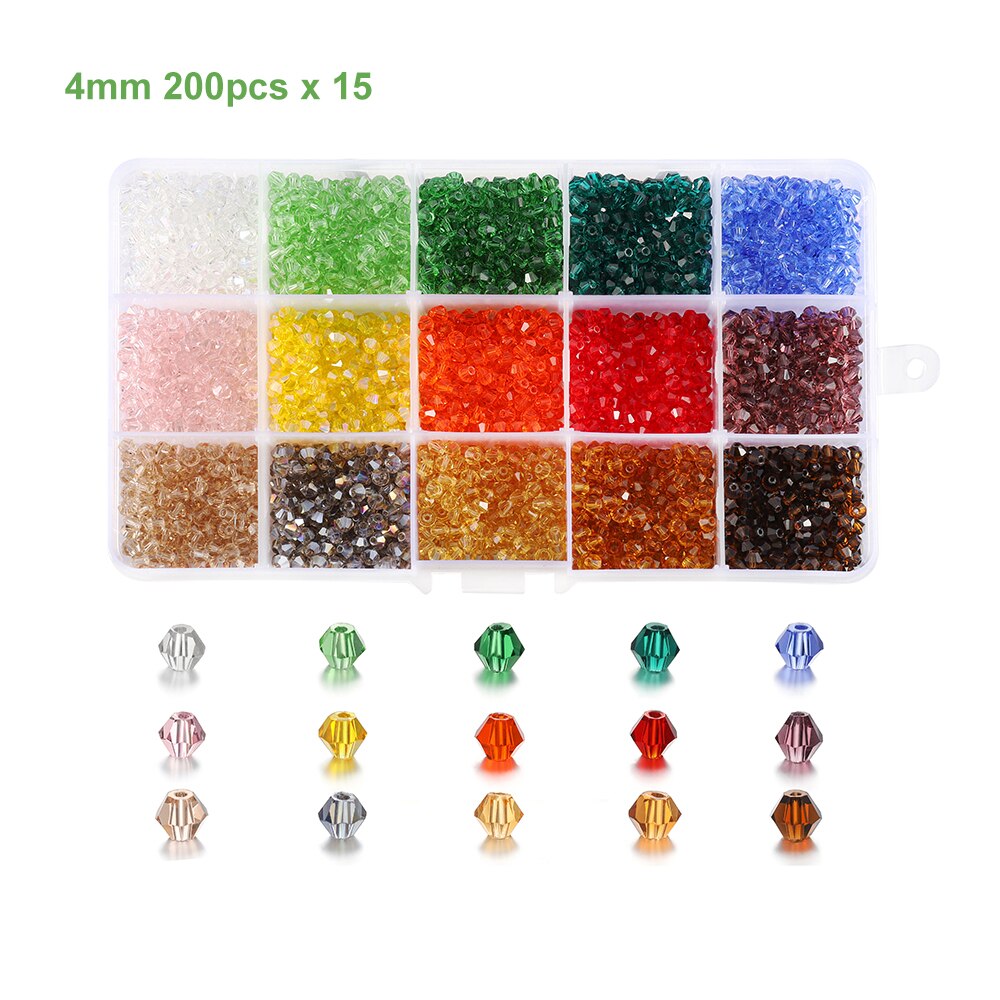 3mm Charm Beads 9000pcs Box Set