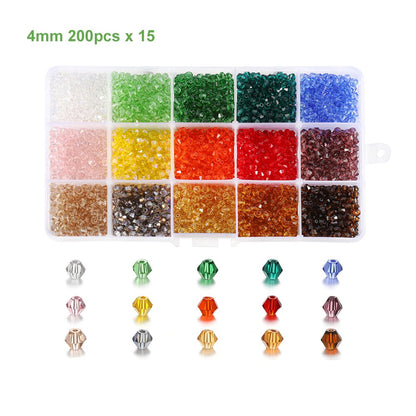 3mm Charm Beads 9000pcs Box Set
