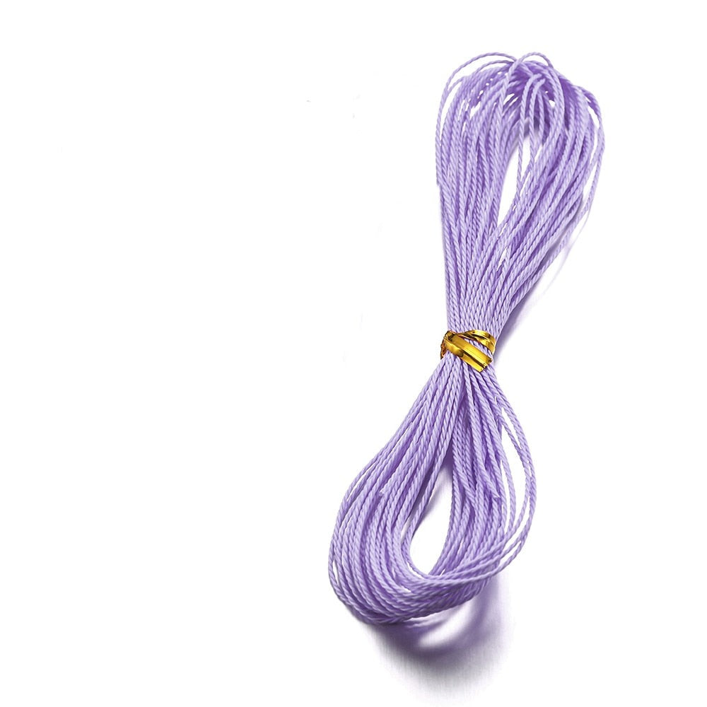 1mm Waxed Cotton String Beading Cord, 10m