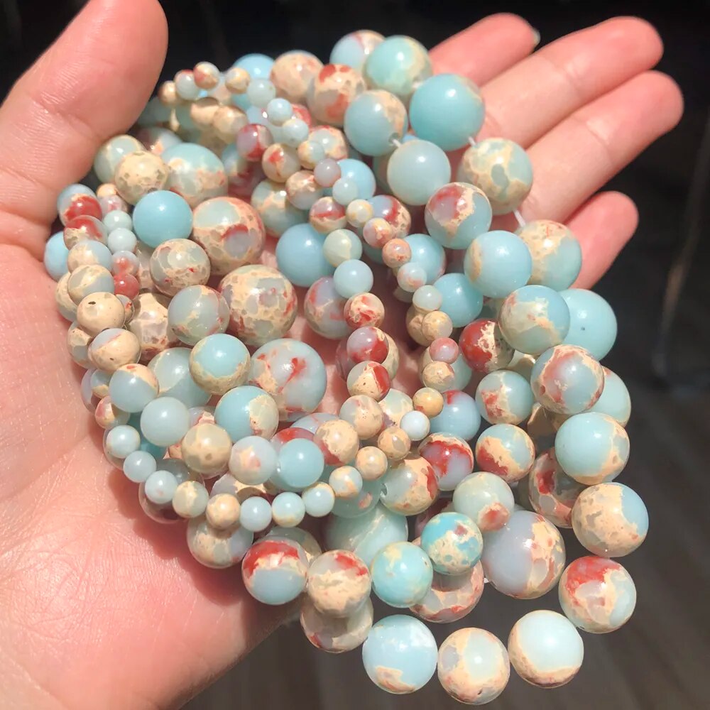 Shoushan Terra Impression Jasper Beads 8-16mm